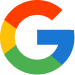 Google logo icon on a transparent background